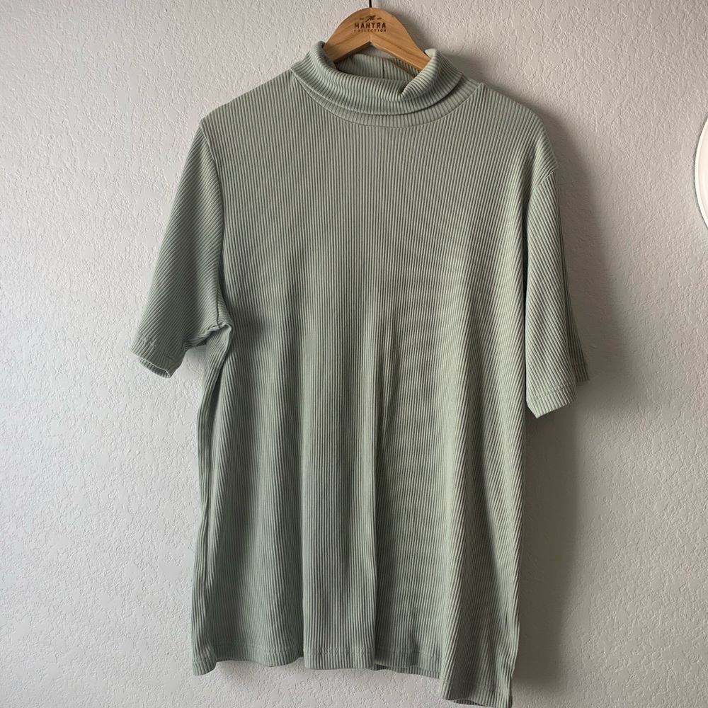 Only Necessities | Sage Green Ribbed Top